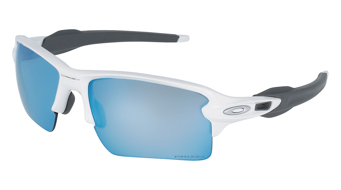 Oakley flak 2.0 sale blue and white